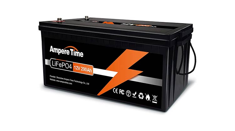 12V 200Ah Lithium Iron LiFePO4 Deep Cycle Battery