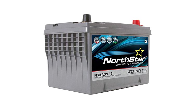 NORTHSTAR Pure Lead Automotive Group 35 Battery NSB-AGM35