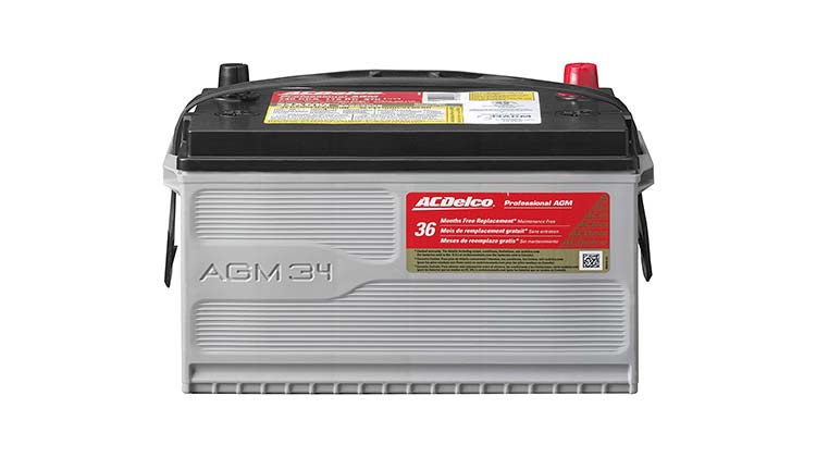 ACDelco Professional AGM Automotive BCI Group 34 Battery