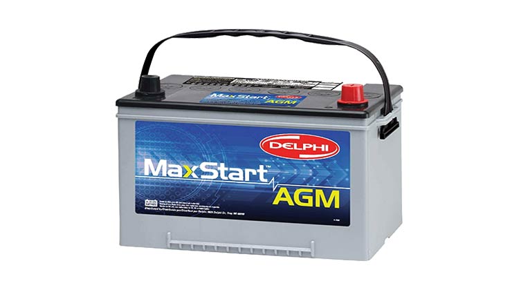 Delphi MaxStart AGM Premium Automotive 24F (Reverse Terminal) Battery