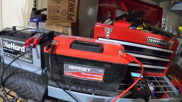 How to check the lifespan of an Odyssey battery