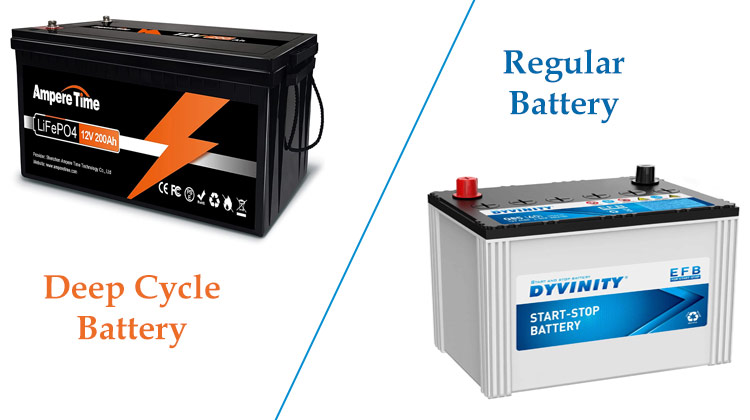 What Is The Difference Between Deep Cycle And Regular Batteries